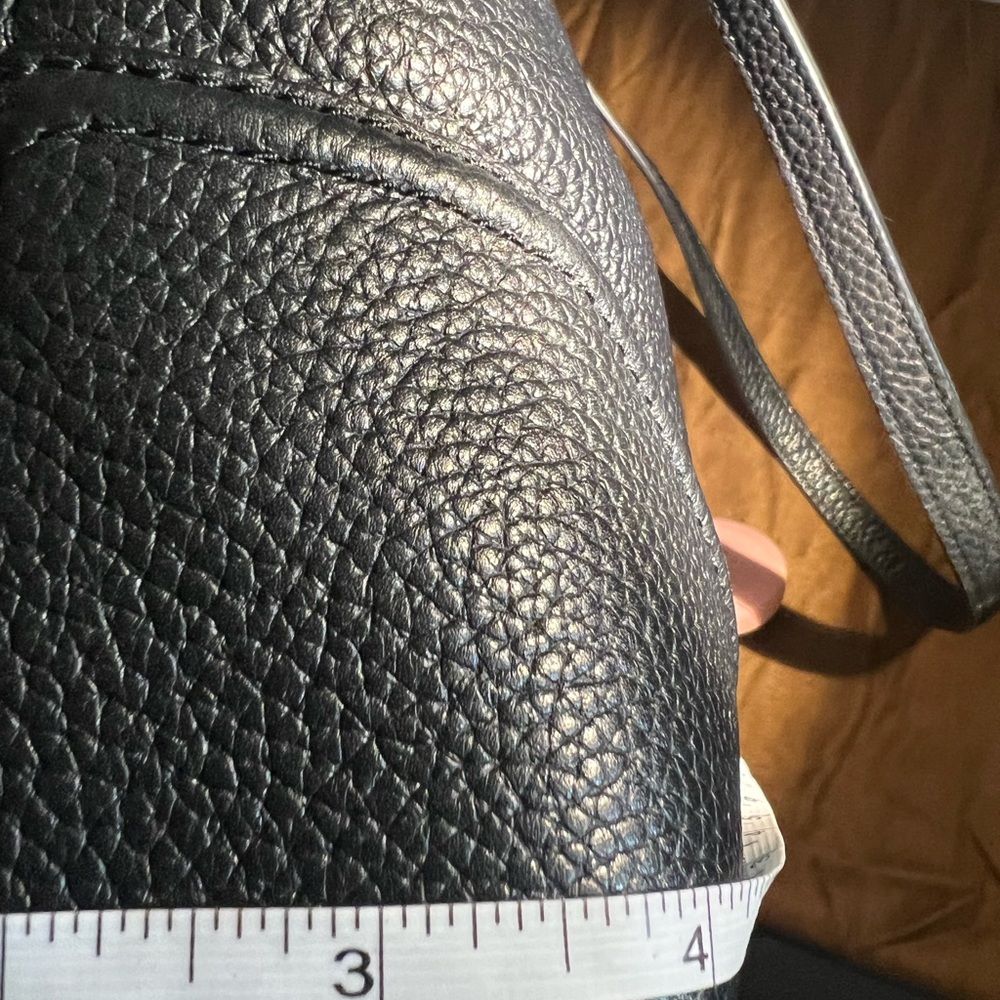 Kate Spade Black Pebbled Leather Shoulder Bag - Great Condition Medium Size - Picture 13 of 15